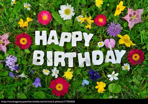 Happy Birthday Blumen Photos and Images